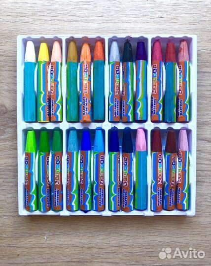 Масляная пастель Цветик 24 цвета