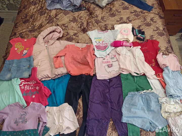 Вещи пакетом для девочки 104-110