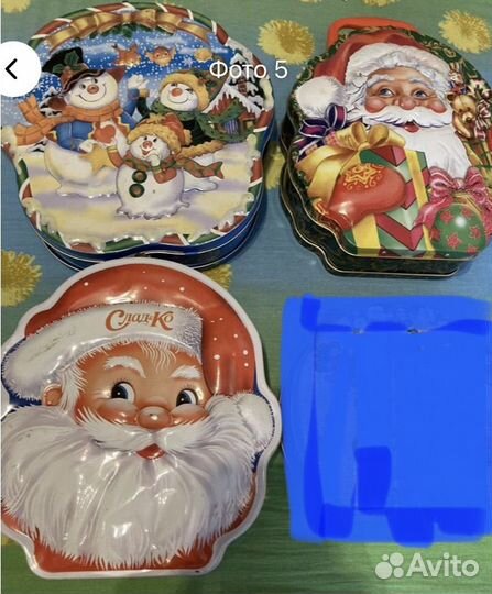 Банки жестяные для хранения поделок итд