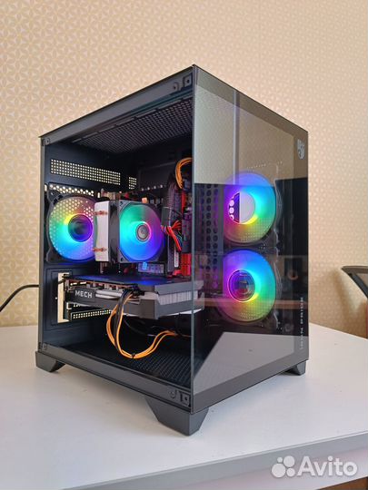 Мощный игровой пк 12 Ядер/RX 6600/ddr4 16gb/SSDm2