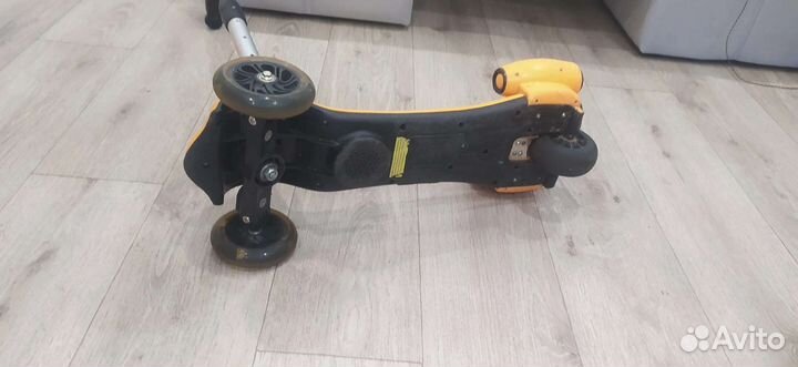 Самокат с турбинами (пар, звук)