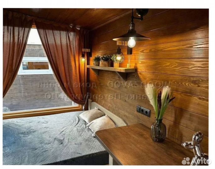 Дом Лофт доставкой 6х4,5. Артикул 13-395/RE248