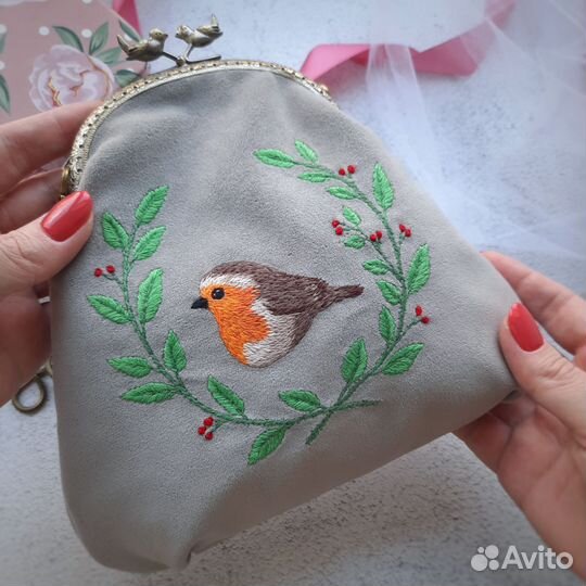 Сумка женская с фермуаром (косметичка)