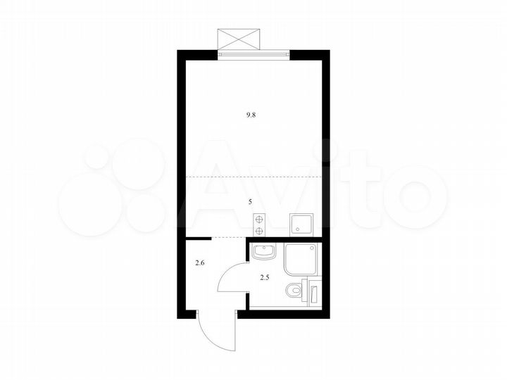 Квартира-студия, 19,9 м², 14/23 эт.
