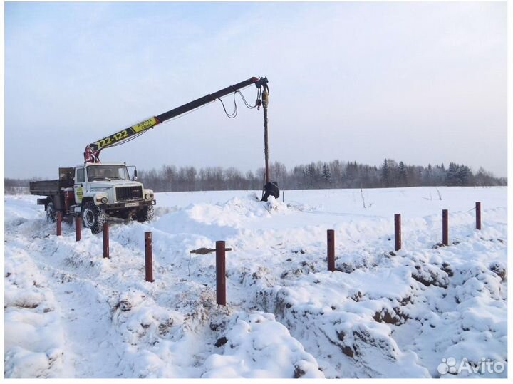 Сваи. Реконструкция фундамента винтовыми сваями