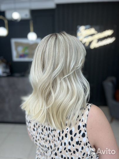 Окрашивание волос блонд