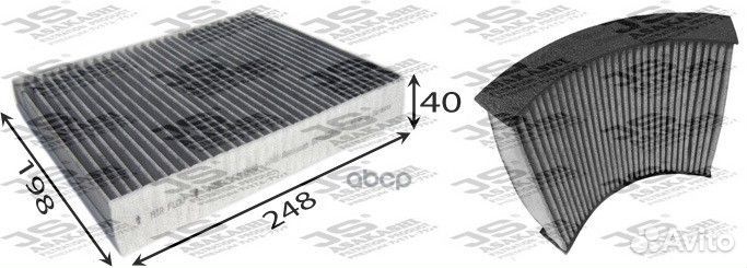 Фильтр салона BMW F20/30/31 угольный AC32003C J