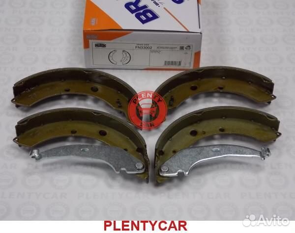 Колодки тормозные барабанные volkswagen polo