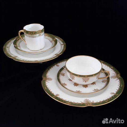 Набор чайное и кофейное трио Лимож