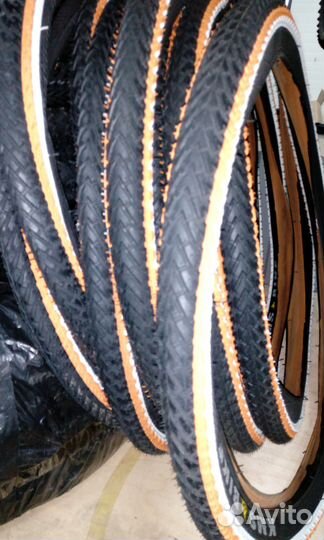 Вело Покрышка 26.2.125 трёх цветная