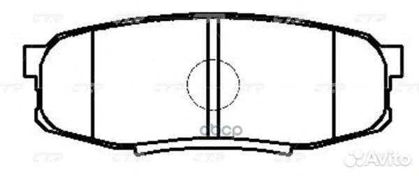Колодки зад. toyota (land cruiser 200,sequoia,T