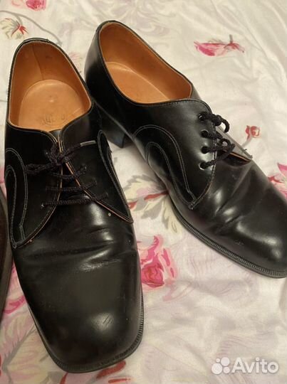 Ботинки кожаные