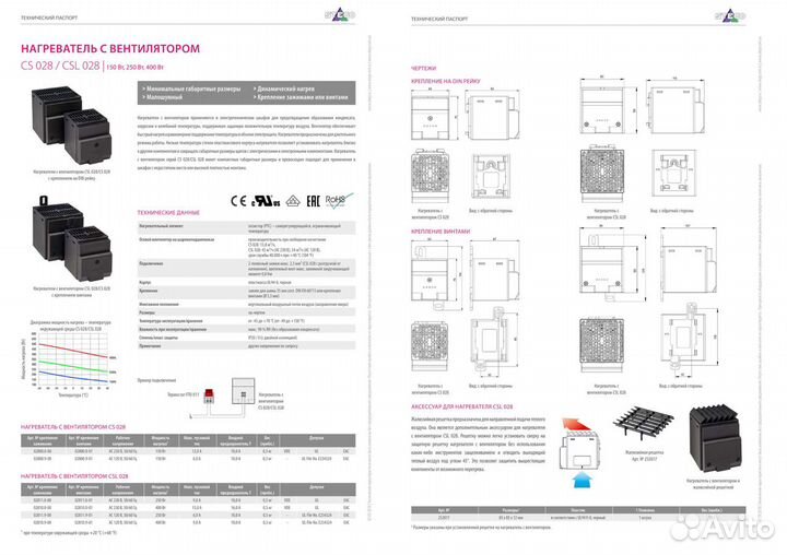 Нагреватель с вентилятором и термостатом Stego