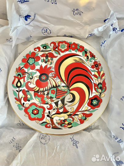 Фарфоровая тарелка ифз, 