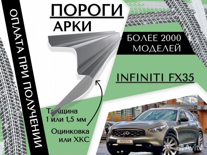 Задняя арка Infiniti FX35 FX45 Инфинити