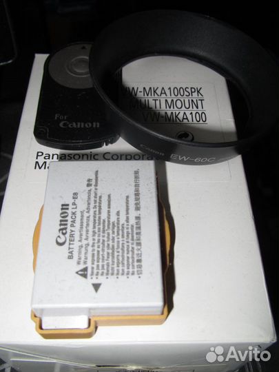 Комплект аксесуаров для canon или sony nex