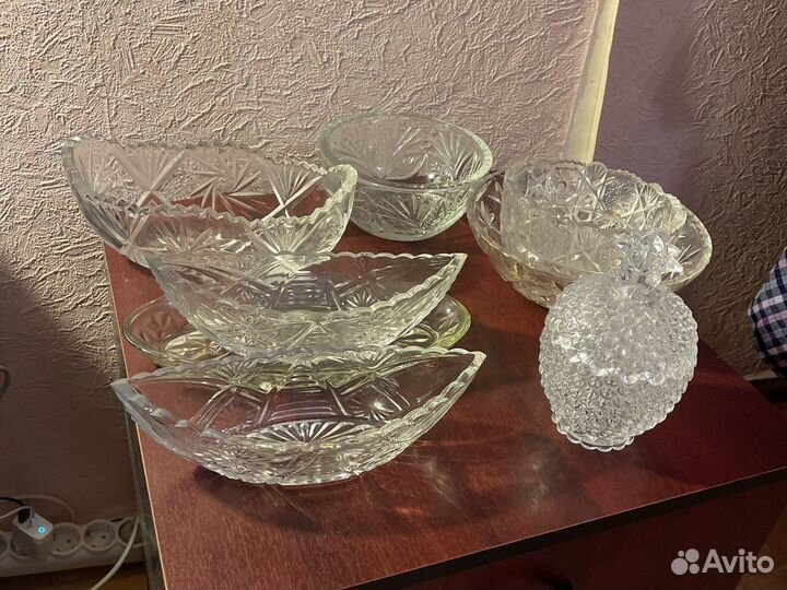 Ваза хрустальная СССР