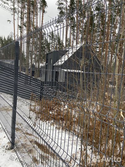 Забор из 3Д Гиттер 4 мм. 1.7 метра