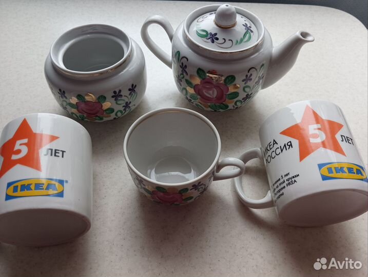 Чайный сервиз вербилки СССР