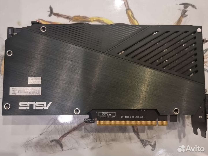 Видеокарта gtx1660 super asus dual evo
