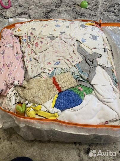 Огромный пакет детских вещей