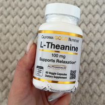 L-theanine Л теанин california gold nutrition