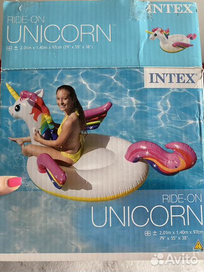 Надувной единорог
