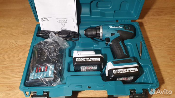 Новый шуруповерт Makita DF347DWE. Оригинал