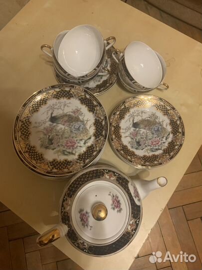 Сервиз чайный фарфор, Китай