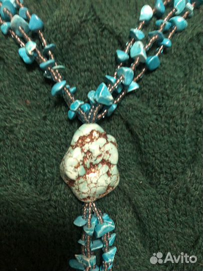Колье с бирюзой