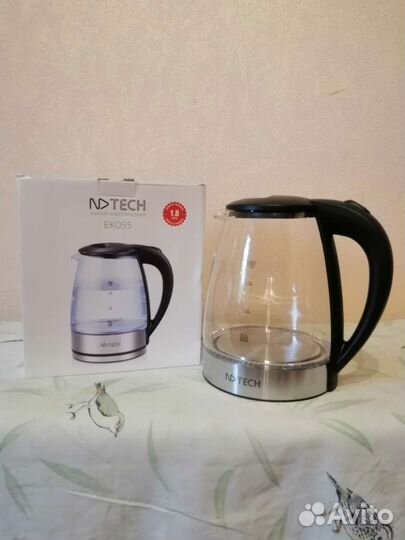 Чайник электрический стеклянный новый