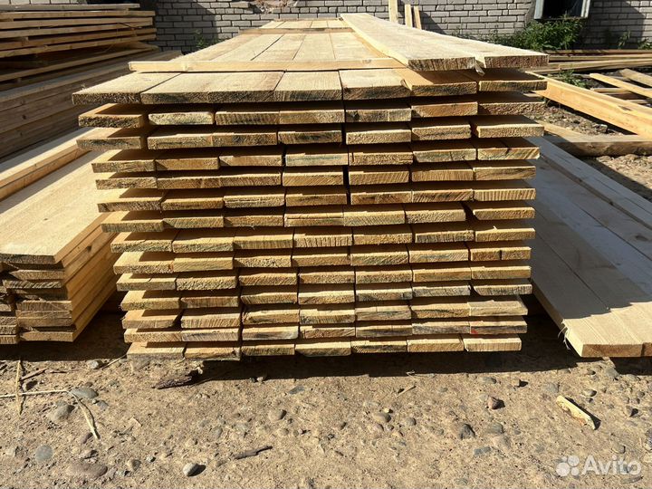 Доска обрезная 1 сорт 25х150х600