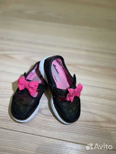 Кеды балетки skechers для девочки 24размер