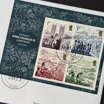 Конверт первого дня коронация Чарльза, Ростов-на-Дону