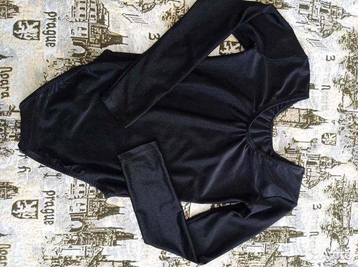 Гимнастический купальник для девочки 6-8 лет