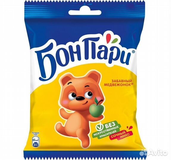 Мармелад бонпари Забавный Медвежонок 75 г