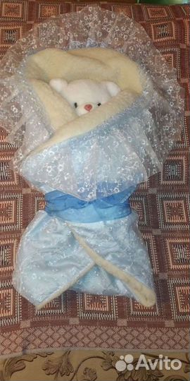 Одеяло на выписку зима