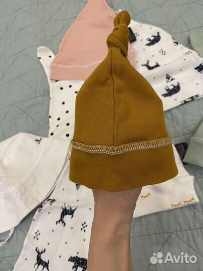 Чепчик шапочка mjolk hm для малыша пакетом