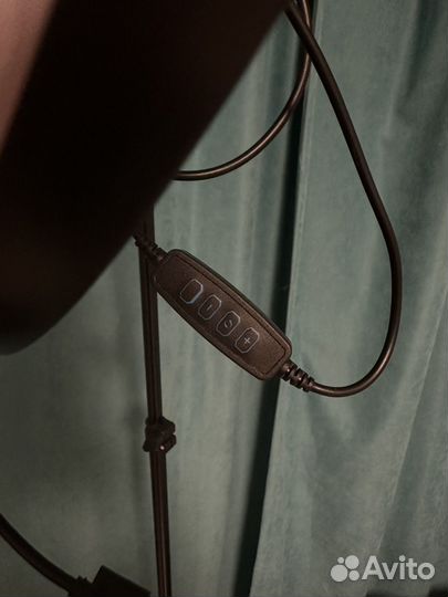 Кольцевая лампа с штативом 26см+миништатив