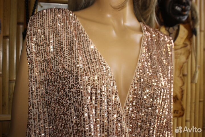 Боди с пайетками, L размер