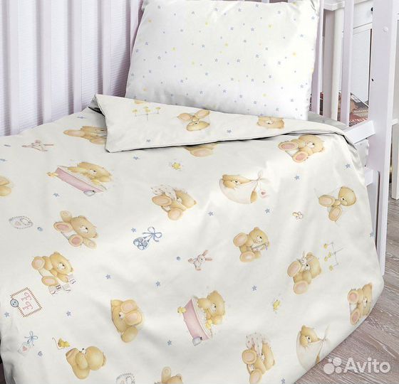 Комплект постельного белья Маленькие мишки