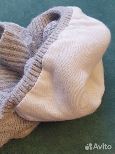 Шапка шлем журавлик 36-38 весенняя