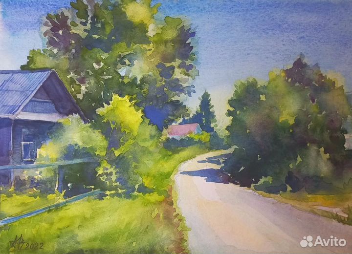 Акварельный скетчинг