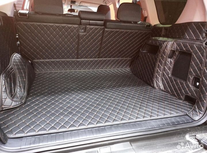 3Д коврики в багажник toyota prado 150 7