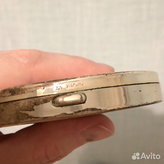 Пудреница винтажная