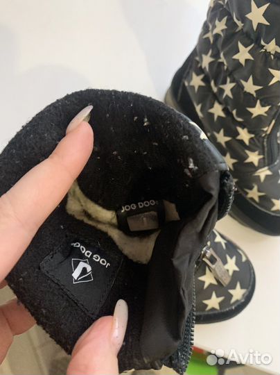 Зимние сапожки для девочки 23 Jog dog