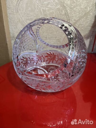 Ваза-Шар19 см,Подсвечники,Стаканы