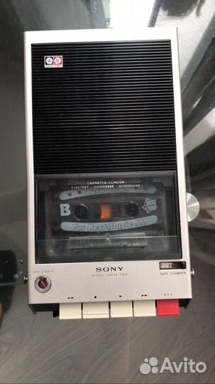 Винтажная sony tapecorder tc 110 bt