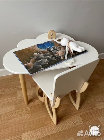 Стол детский и стул новый Облачко