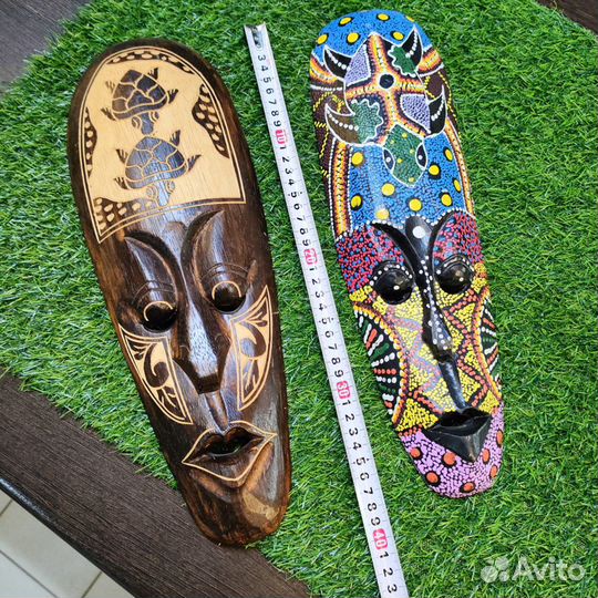 Африканские маски из дерева